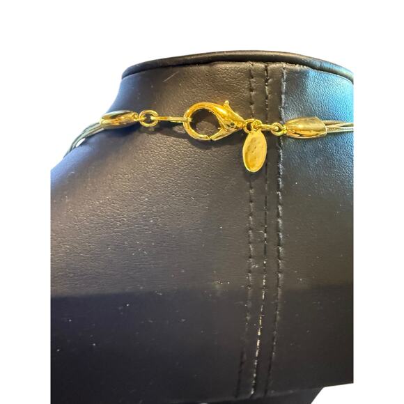 Joan Rivers Floating Art Glass Beads Layered Necklace Vintage - Picture 2 of 3